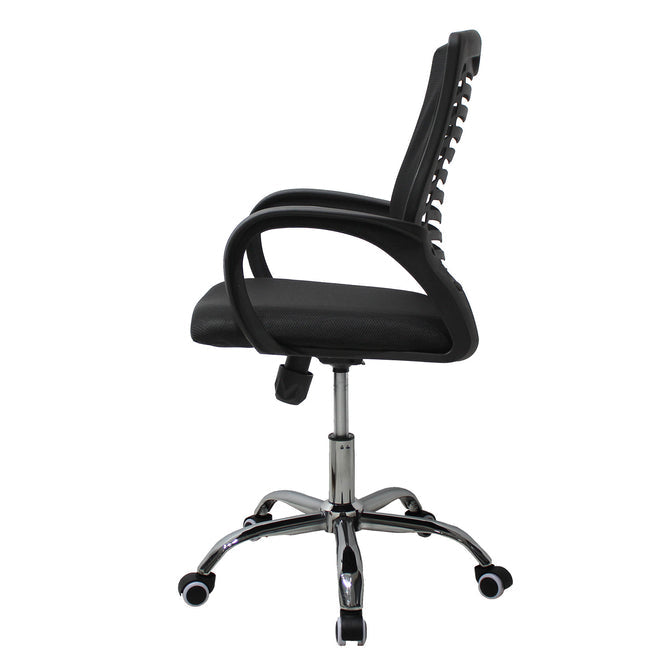 mundo in SILL0903716 silla para oficina o computadora asiento duro respaldo acolchado, Negro, Negro, Polipropileno