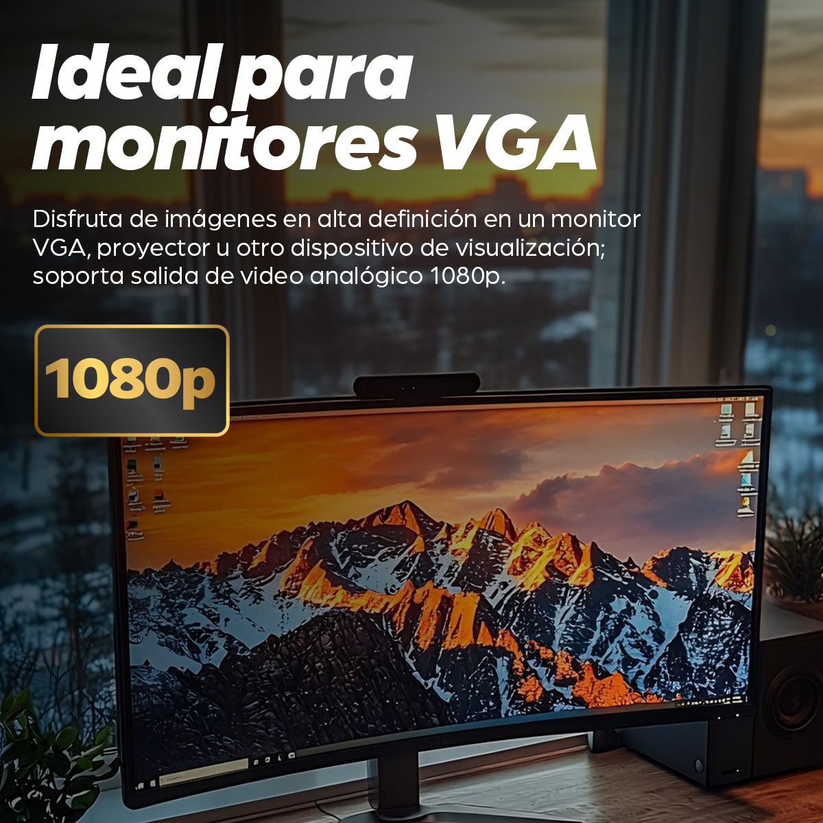Manhattan Convertidor HDMI a VGA Cable Derecho Derecho Níquel/dorado 0,3 m