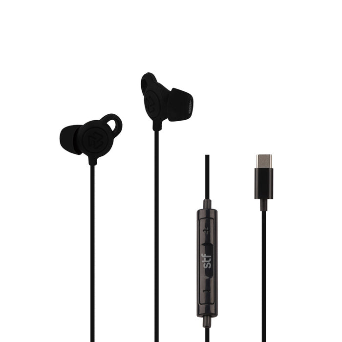 STF ST-E67590 audífono y auriculare Auriculares Alámbrico Intra auditivo Llamadas/Música/Deportes/Diario USB Tipo C Negr