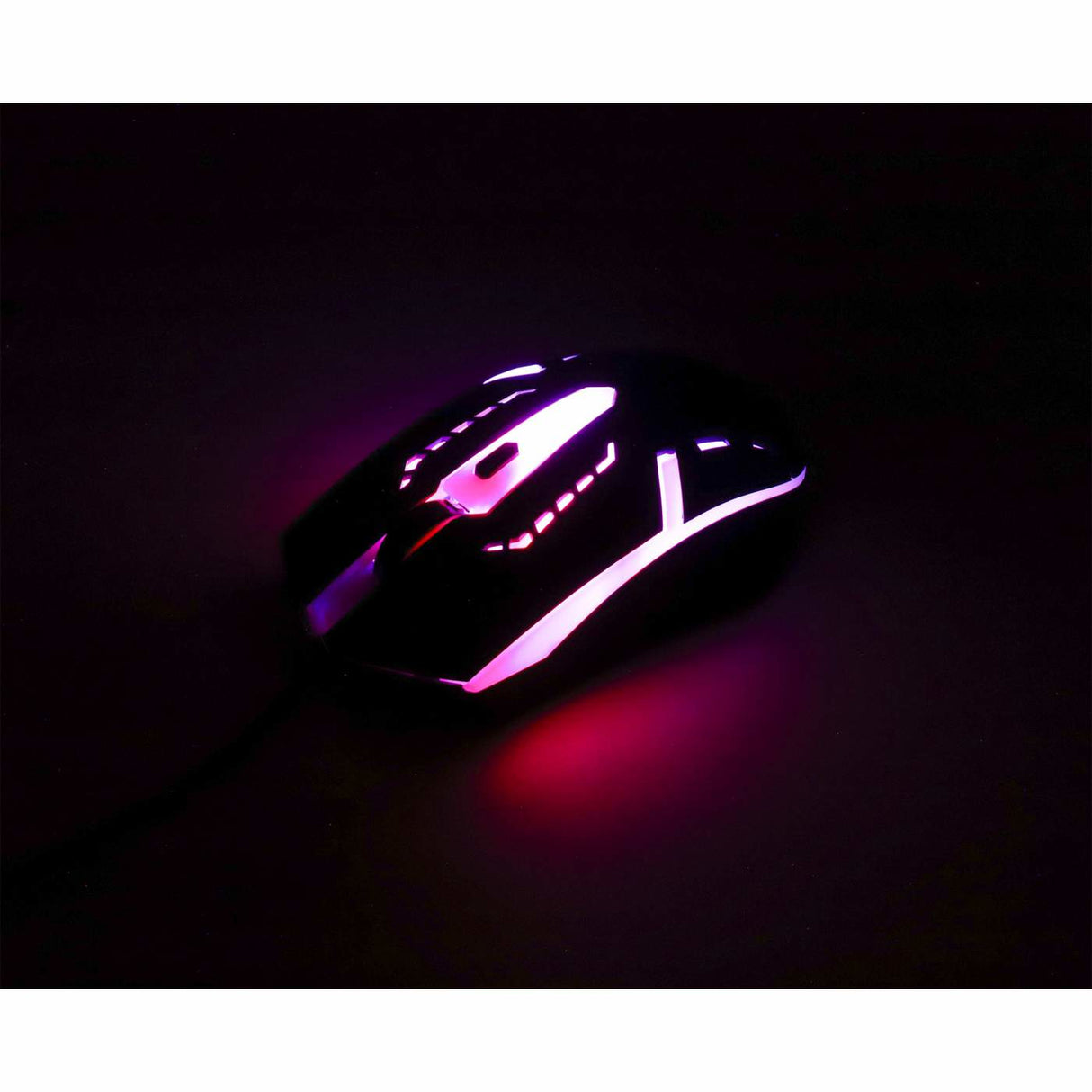 Manhattan Mouse Gaming óptico cableado USB con iluminación LED RGB Ratón Juego USB tipo A Óptico 1500 DPI