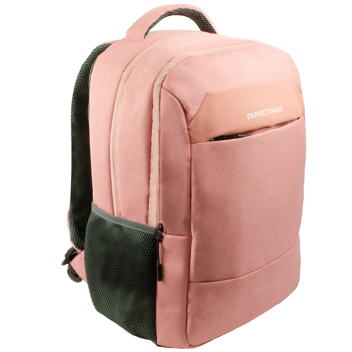 Perfect Choice PC-084013 mochila Mochila casual Rosa dorado Poliéster, Poliuretano, Compartimento del portátil