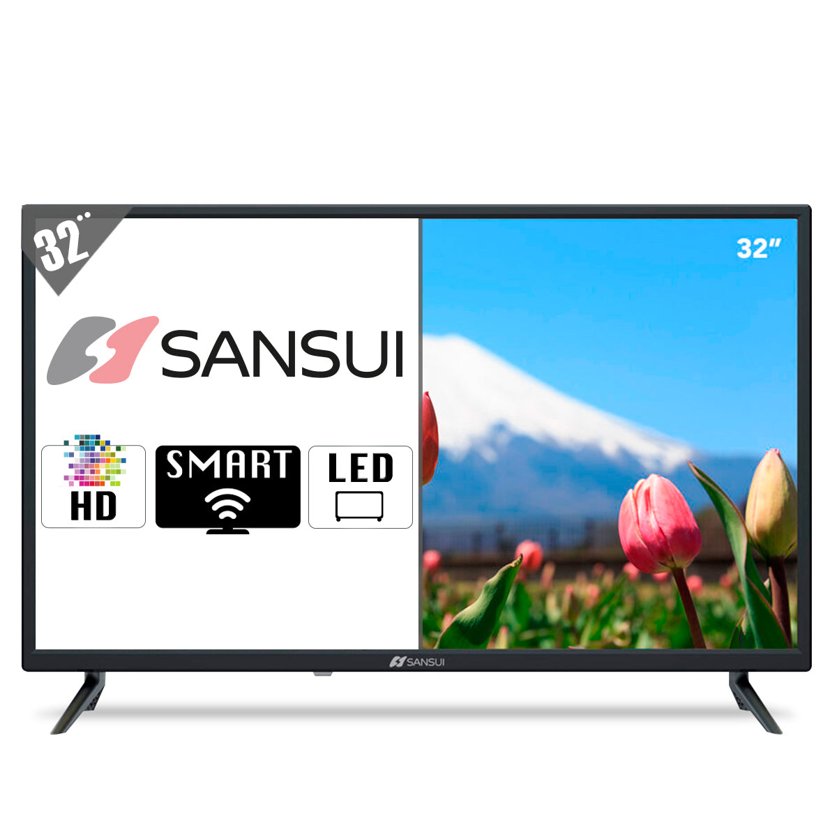 Tv Basica Sansui Smx32T1H 32" Led Hdtv 1366 X 768
