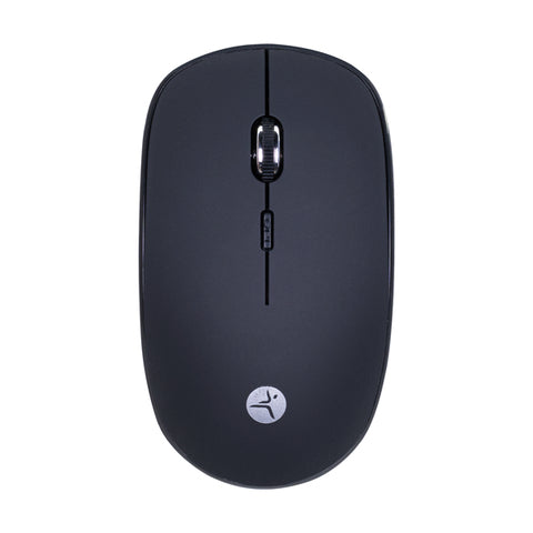 TechZone TZMOUINA01 ratón Oficina Ambidiestro RF inalámbrico 1200 DPI, Negro
