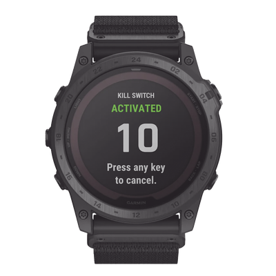 10-02704-10 - Reloj Garmin tactix® 7 – Pro Edition color negro en bisel de titanio, multideporte con GPS ofrece funciones tácticas especializadas, así como mapas, música, funciones de entreno avanzadas.