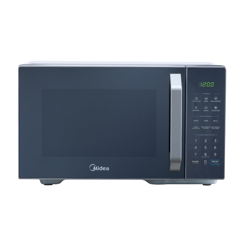 Midea MMDX11S2MG microondas Plata Solo microondas Mostrador 31 L, Pantalla incorporada, Botones