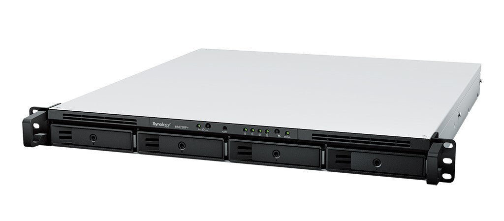 Synology RackStation RS822RP+ servidor NAS o de almacenamiento Bastidor (1U) Ryzen Embedded V1500B 2 GB DDR4 0 TB DiskSt