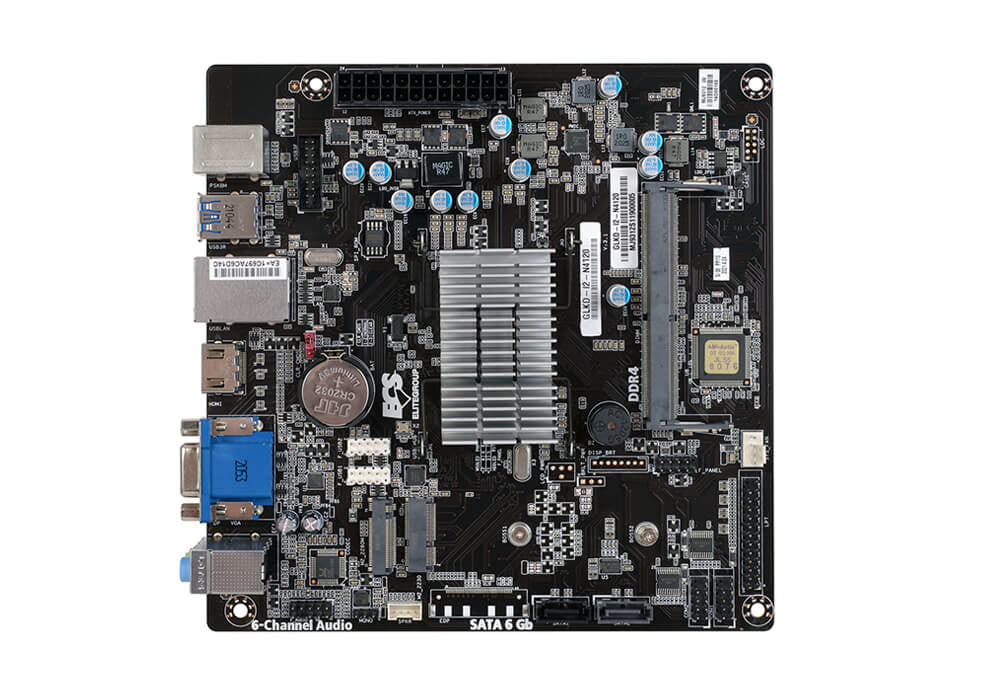 ECS GLKD-I2 BGA 1090 Mini ITX, Intel, Intel® Celeron®, N4020, 89-206-MJ9315