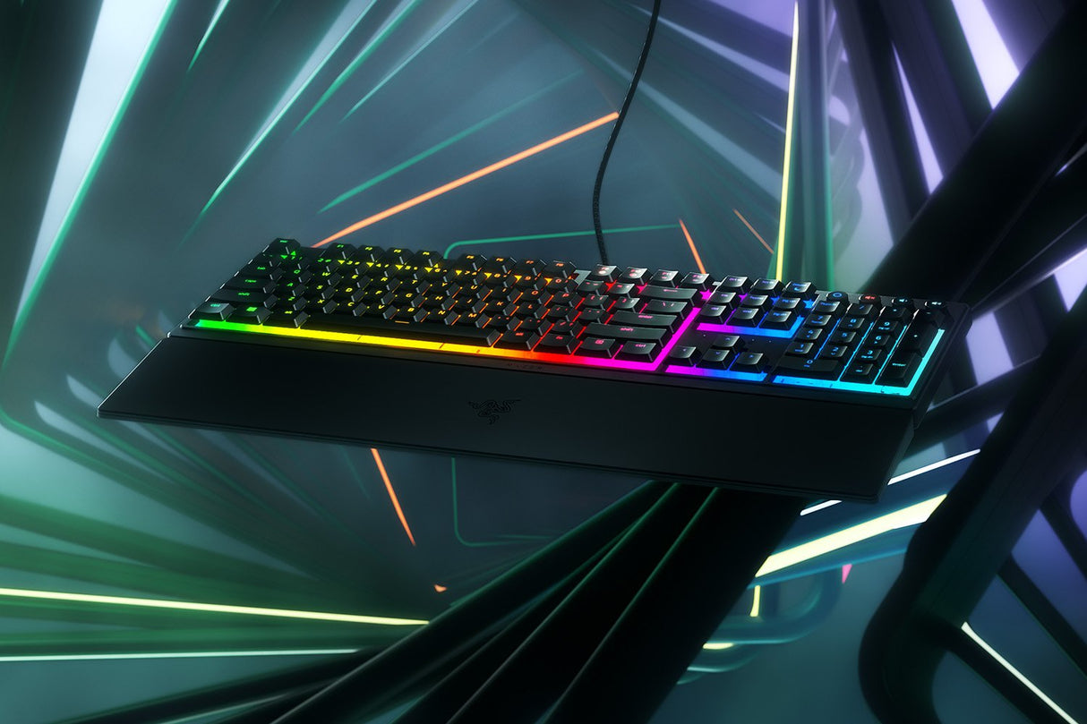 Razer Ornata V3 - ES teclado Juego USB QWERTY Español Negro, Tamaño completo (100%), Alámbrico, Interruptor mecánico