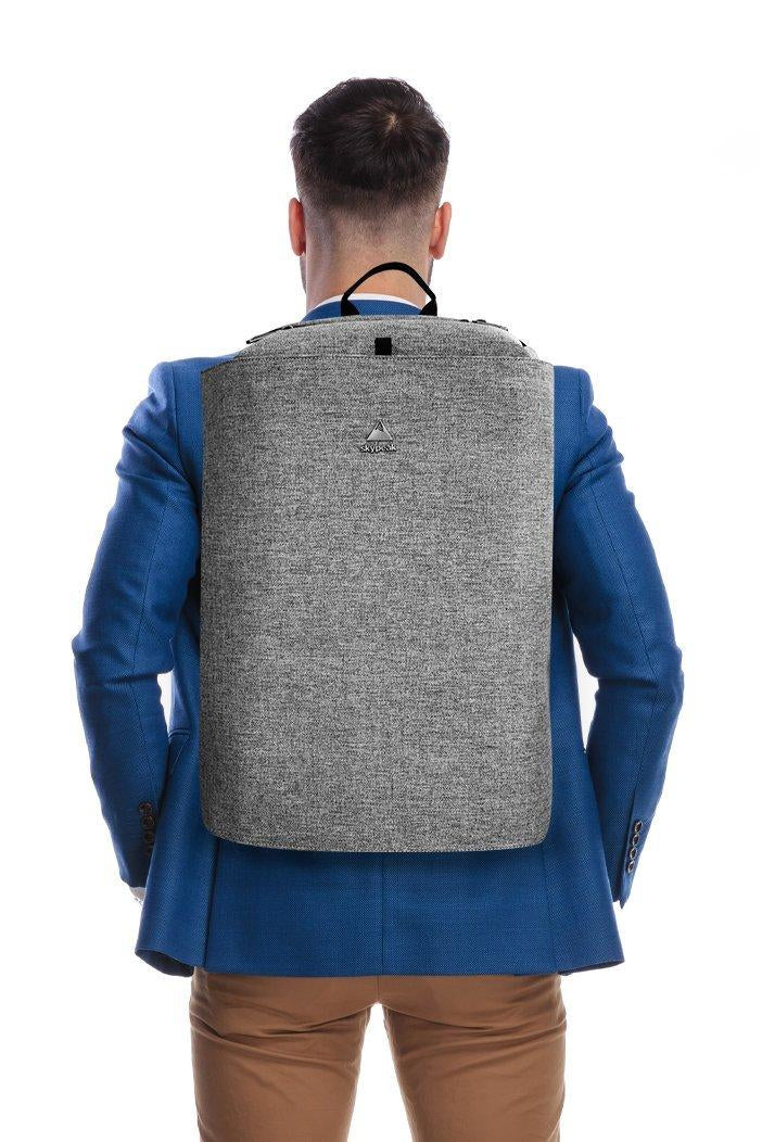 Skypeak NETT-115GR mochila Mochila casual Gris, Compartimento del portátil