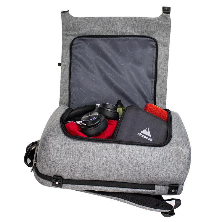 Skypeak NETT-115GR mochila Mochila casual Gris, Compartimento del portátil