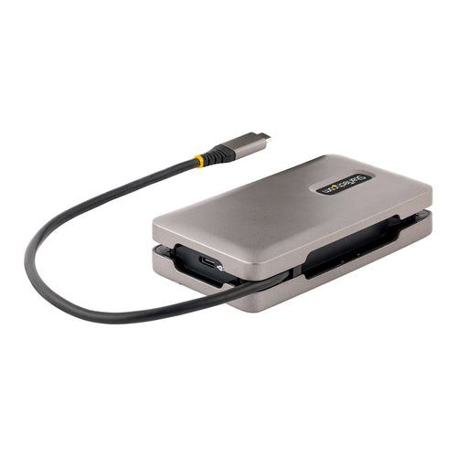 StarTech.com Adaptador Multipuertos USB-C - HDMI 2.0b 4K 60Hz - HDR - Hub USB 3.2 Gen 2 10Gbps (2xUSB-C, 1xUSB-A) - PD d