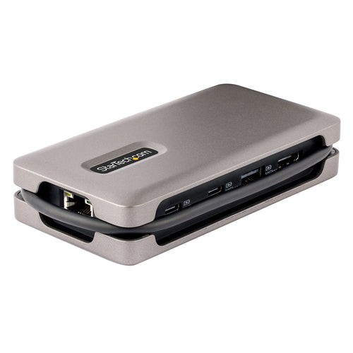 StarTech.com Adaptador Multipuertos USB-C - HDMI 2.0b 4K 60Hz - HDR - Hub USB 3.2 Gen 2 10Gbps (2xUSB-C, 1xUSB-A) - PD d