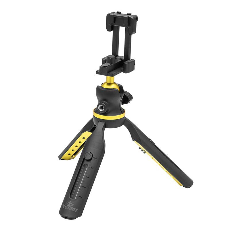 Yeyian YSS-SWFL-01-BL trípode Digitales / cámaras de película 3 pata(s) Negro, 257 g