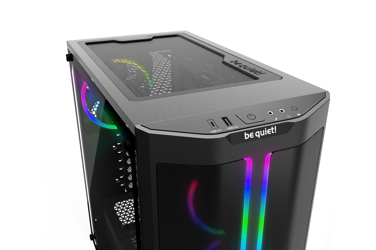 be quiet! PURE BASE 500 FX Black carcasas ordenador Midi Tower PC Negro ATX, micro ATX, Mini-ITX