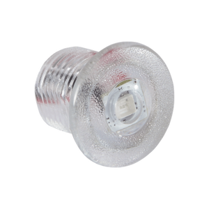 Luz led marina de cortesía serie Newt, emite luz de color rojo de 45 lúmenes, para uso exterior e interior, fabricado bajo norma de protección IP67.