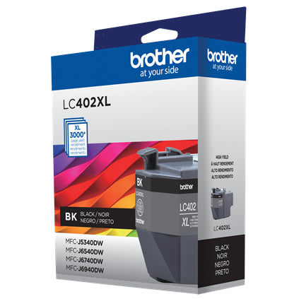 Brother LC402XLBKS Cartucho de Tinta 1 pieza(s) 1 3000 páginas Original