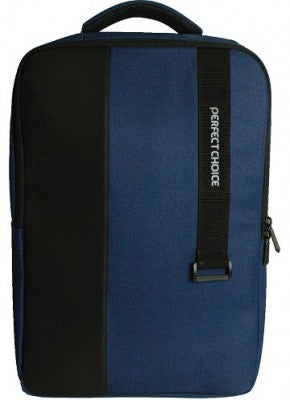 Perfect Choice PC-990130 maletín para laptop 39.6 cm (15.6") Mochila Negro, Azul