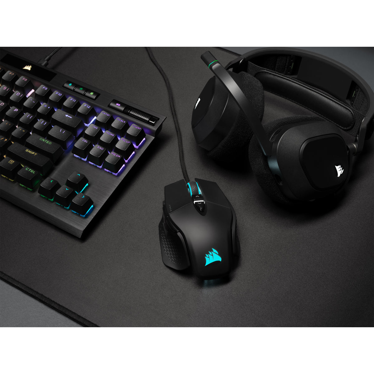 Corsair M65 RGB ULTRA ratón Juego mano derecha USB tipo A Óptico 26000 DPI