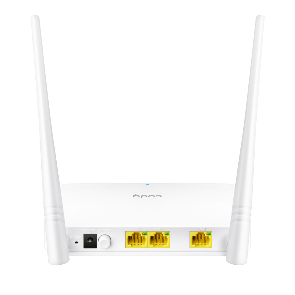 Cudy WR300 router inalámbrico Ethernet rápido Banda única (2,4 GHz) Blanco, Wi-Fi 4 (802.11n), Router de mesa