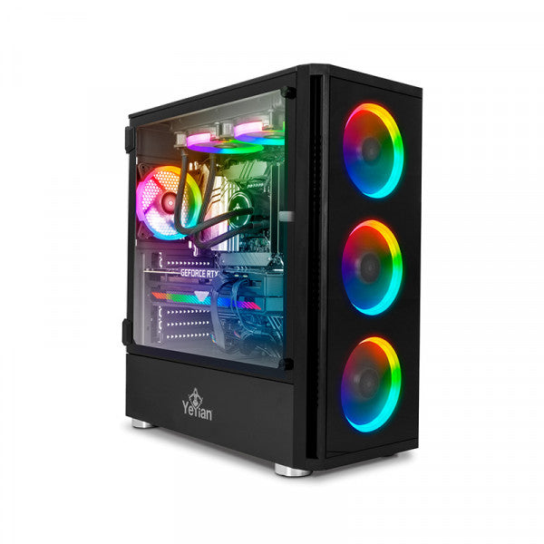 Yeyian Yari X24 Intel® Core™ i7 i7-12700KF 32 GB DDR5-SDRAM 3 TB HDD+SSD NVIDIA GeForce RTX 3070 Ti Windows 11 Home Midi