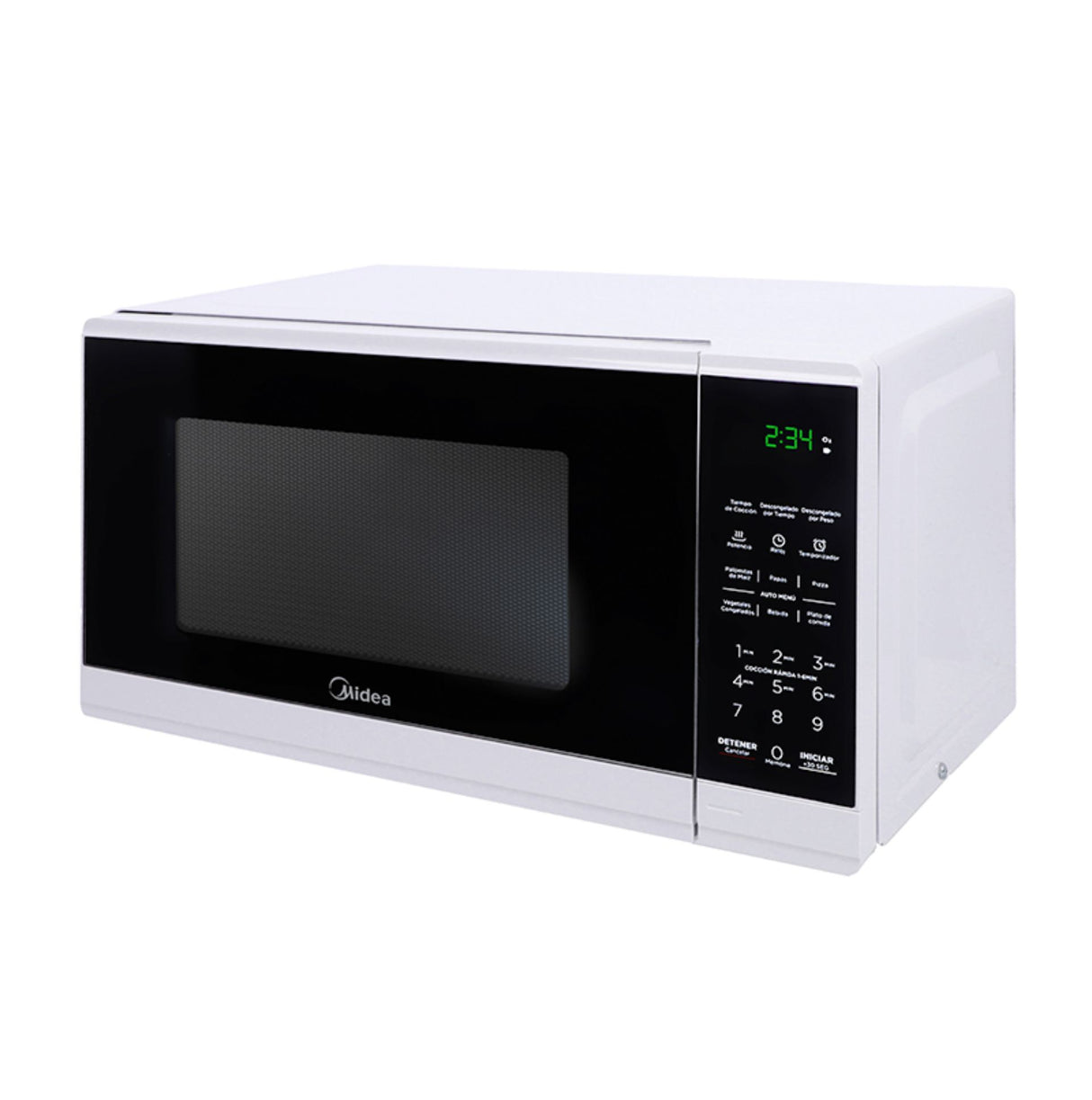 Midea MMDF07S2BW microondas Negro, Blanco Microondas combinado Mostrador 30 L, Pantalla incorporada, Tocar