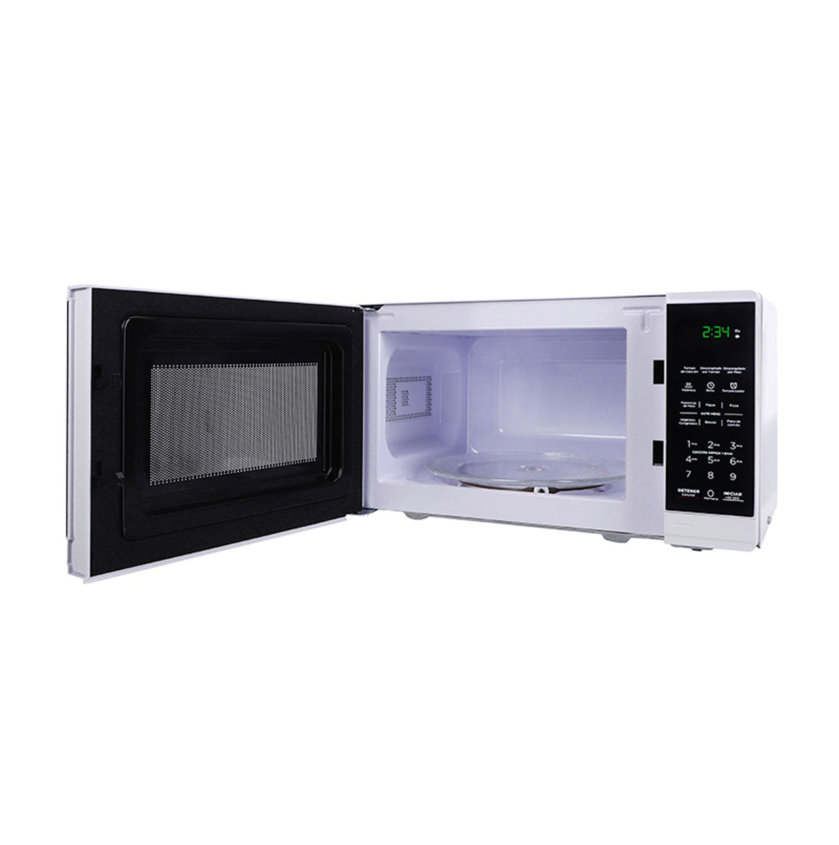 Midea MMDF07S2BW microondas Negro, Blanco Microondas combinado Encimera 30 L