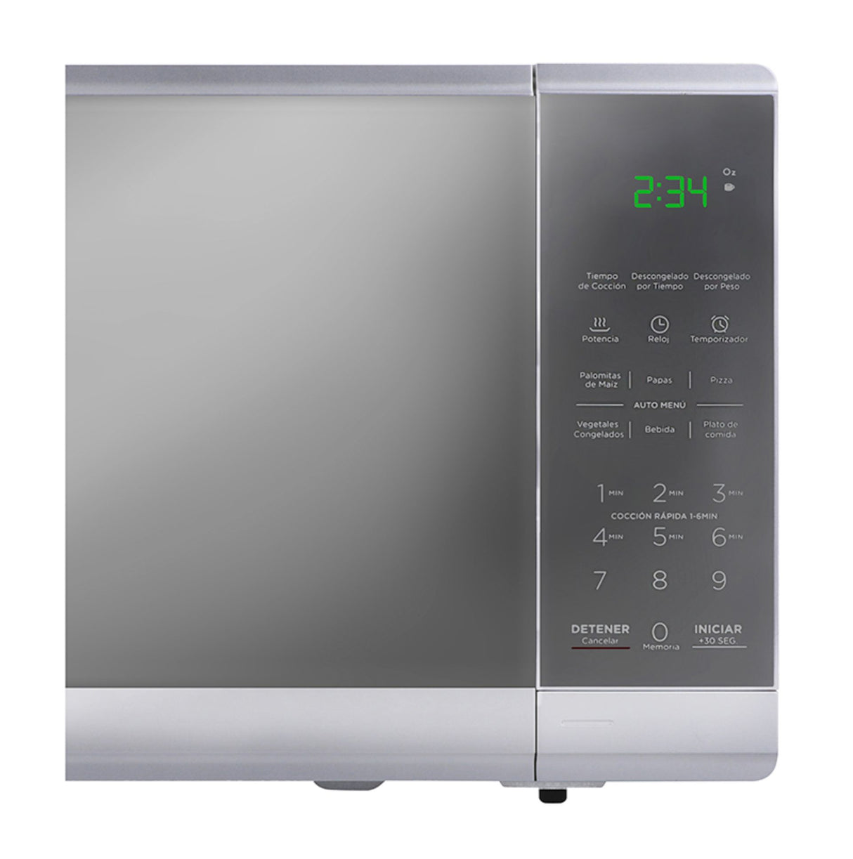 Midea MMDF07S2MG microondas Plata Microondas combinado Mostrador 20 L, Pantalla incorporada, Tocar
