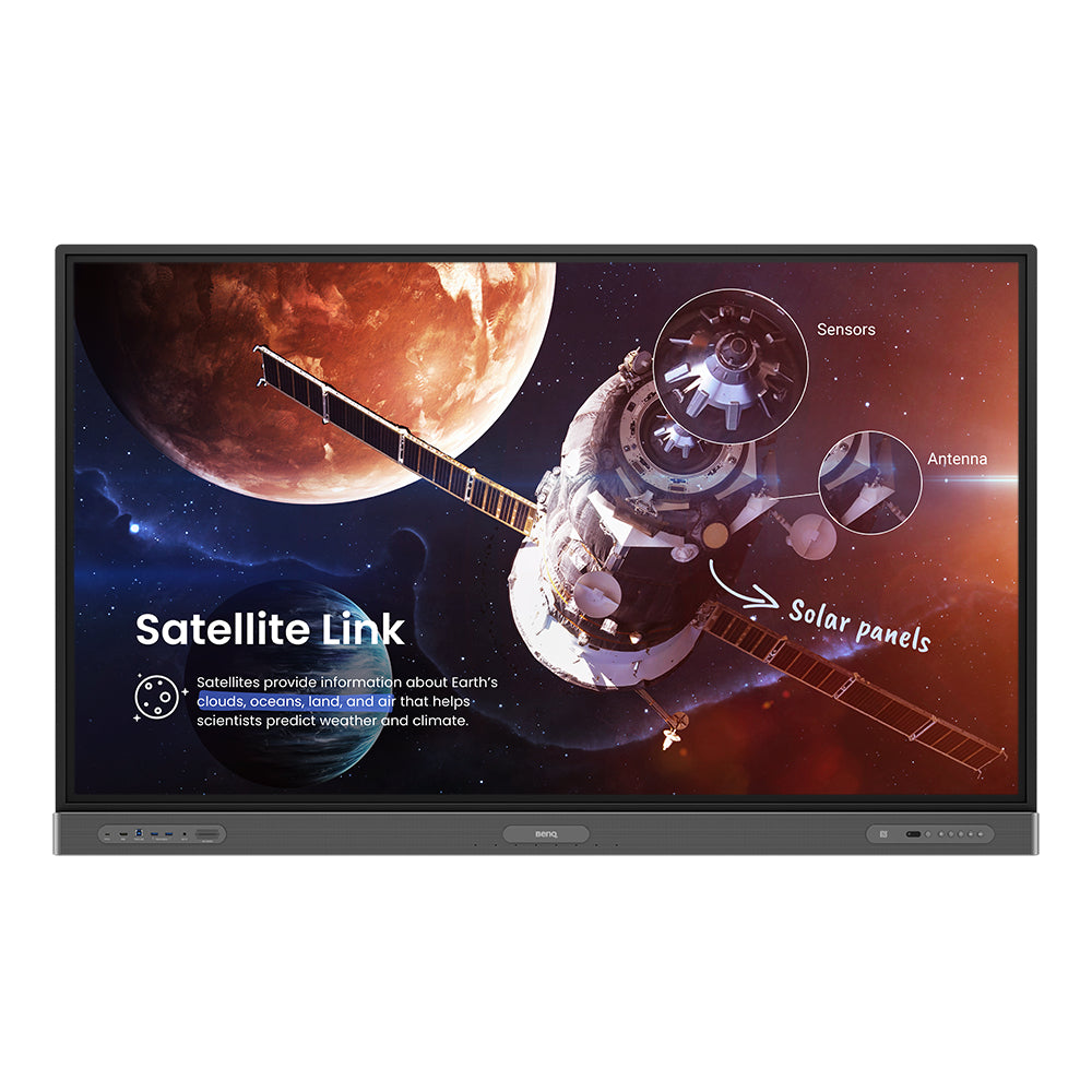 BenQ RP7503 pizarra blanca interactiva 190,5 cm (75") 3840 x 2160 Pixeles Pantalla táctil Negro