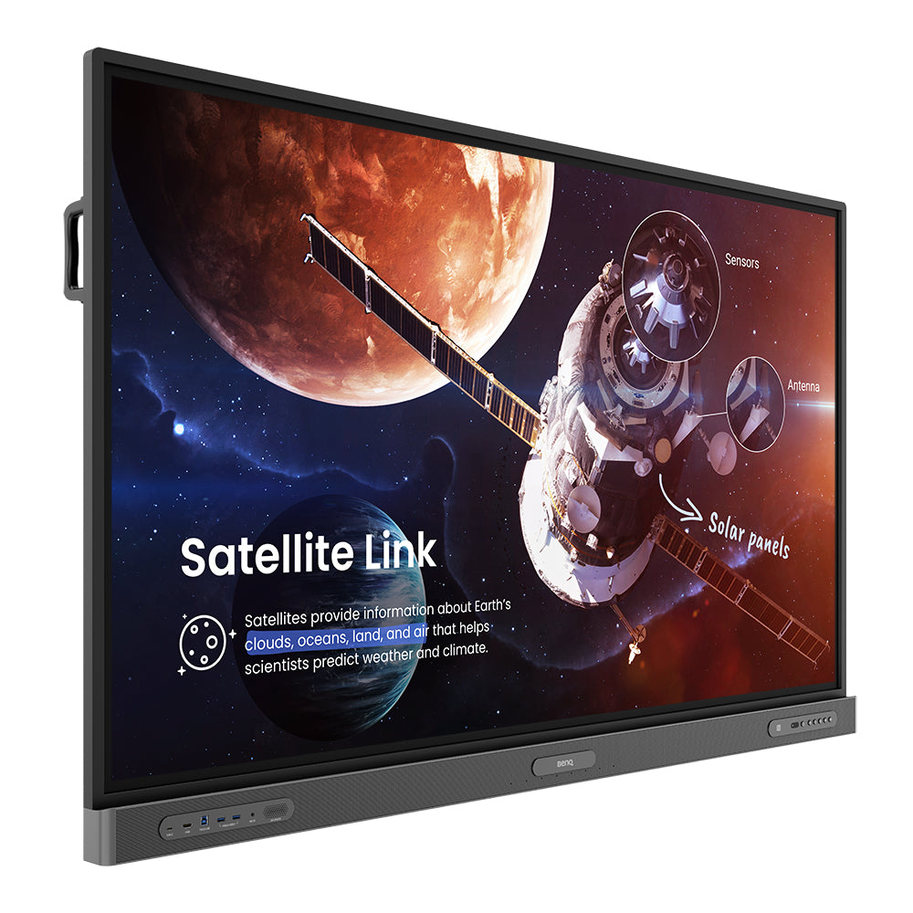 BenQ RP7503 pizarra blanca interactiva 190,5 cm (75") 3840 x 2160 Pixeles Pantalla táctil Negro