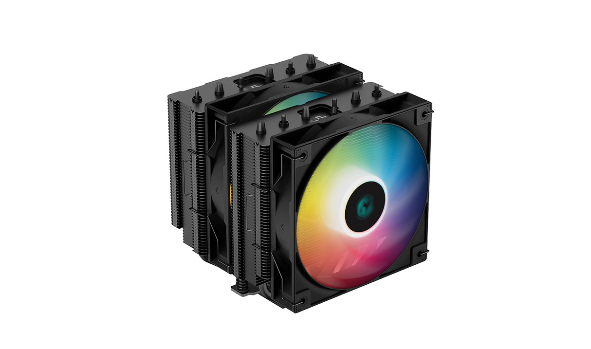 DeepCool AG620 BK ARGB sistemas de refrigeración para ordenadores Procesador Refrigerador de aire 12 mm 300 RPM