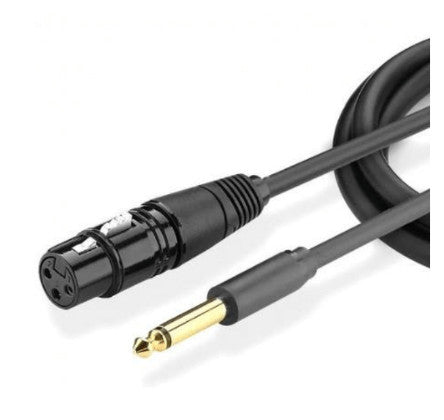 Ugreen 20721 cable de audio 5 m 6,35mm XLR (3-pin) Negro