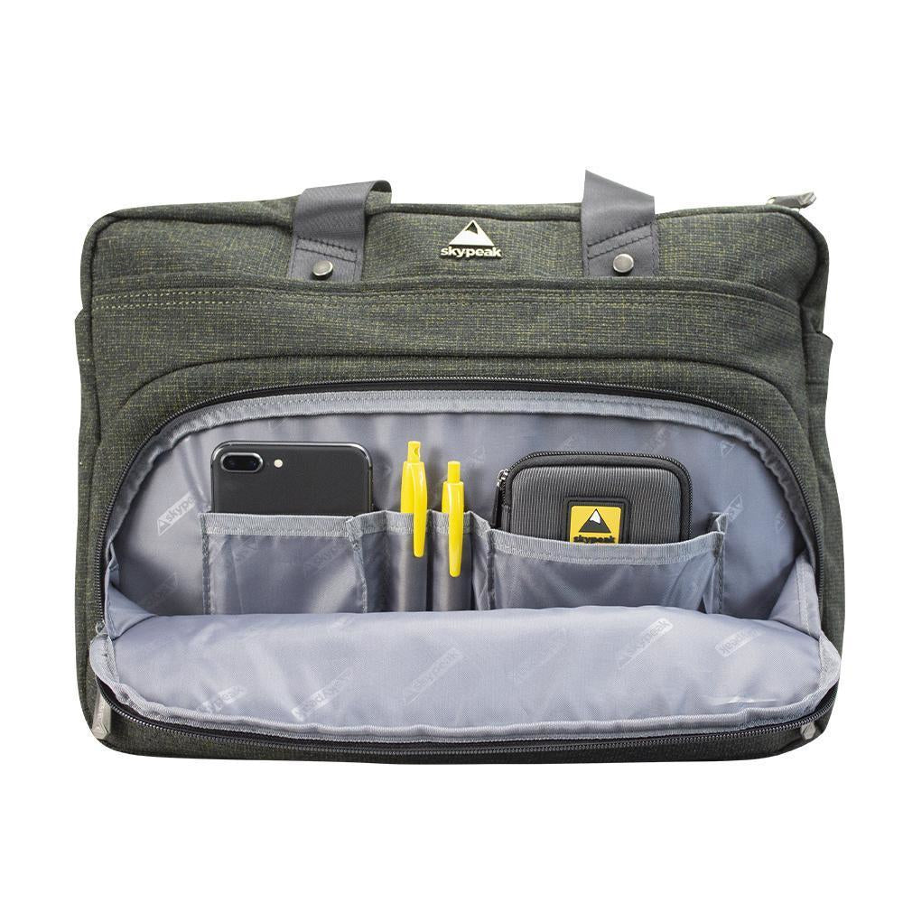 Skypeak TEXM-117GR maletín para laptop 43.2 cm (17") Gris, Tirante para hombro
