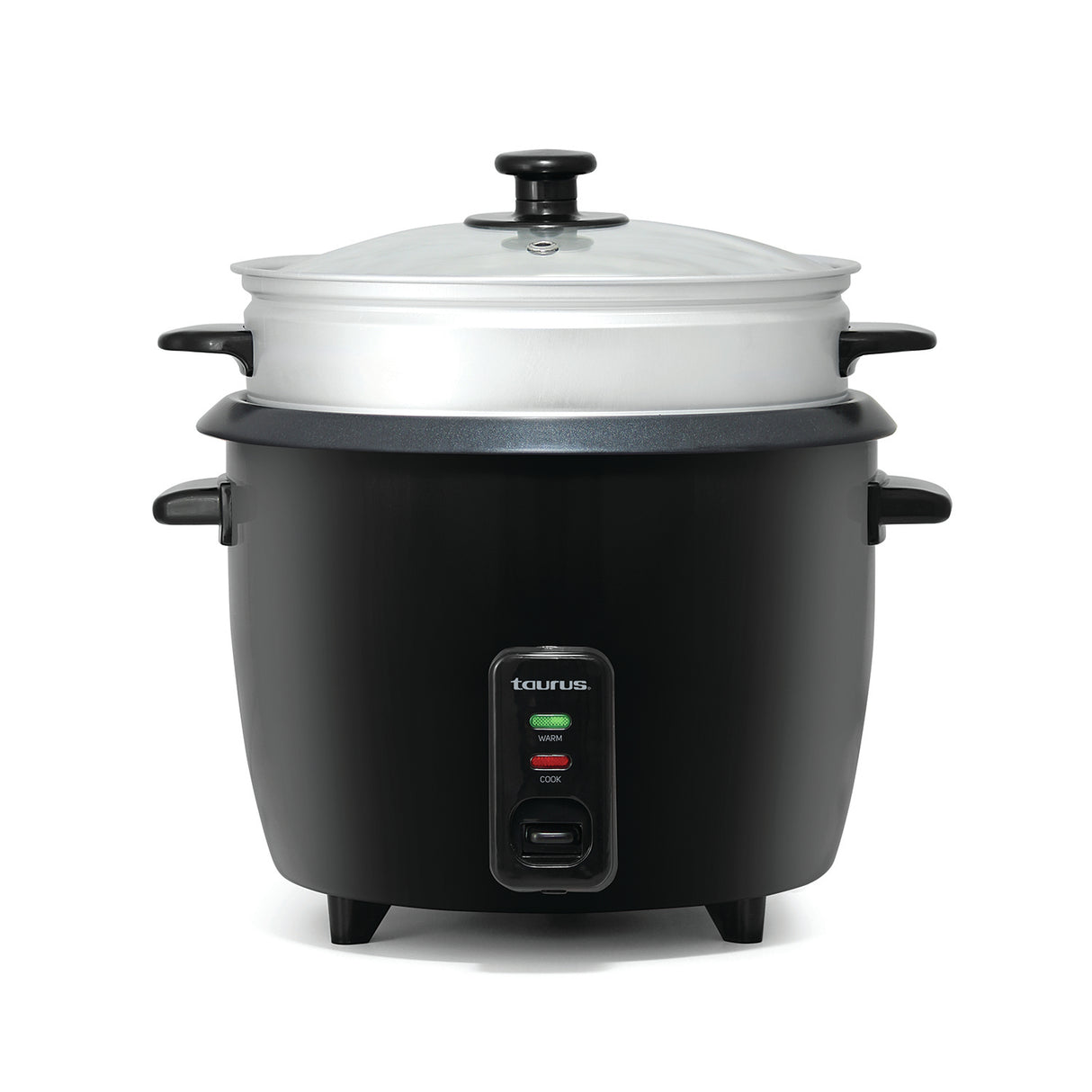 Taurus M96813900 arrocera 1.8 L 700 W Negro, RISE | Arroceras