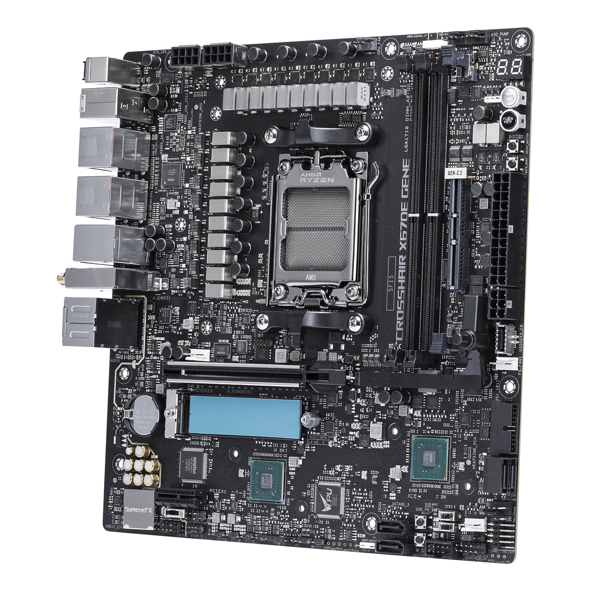 ASUS ROG CROSSHAIR X670E GENE placas base AMD Zócalo AM5 Zócalo AM5 DDR5-SDRAM