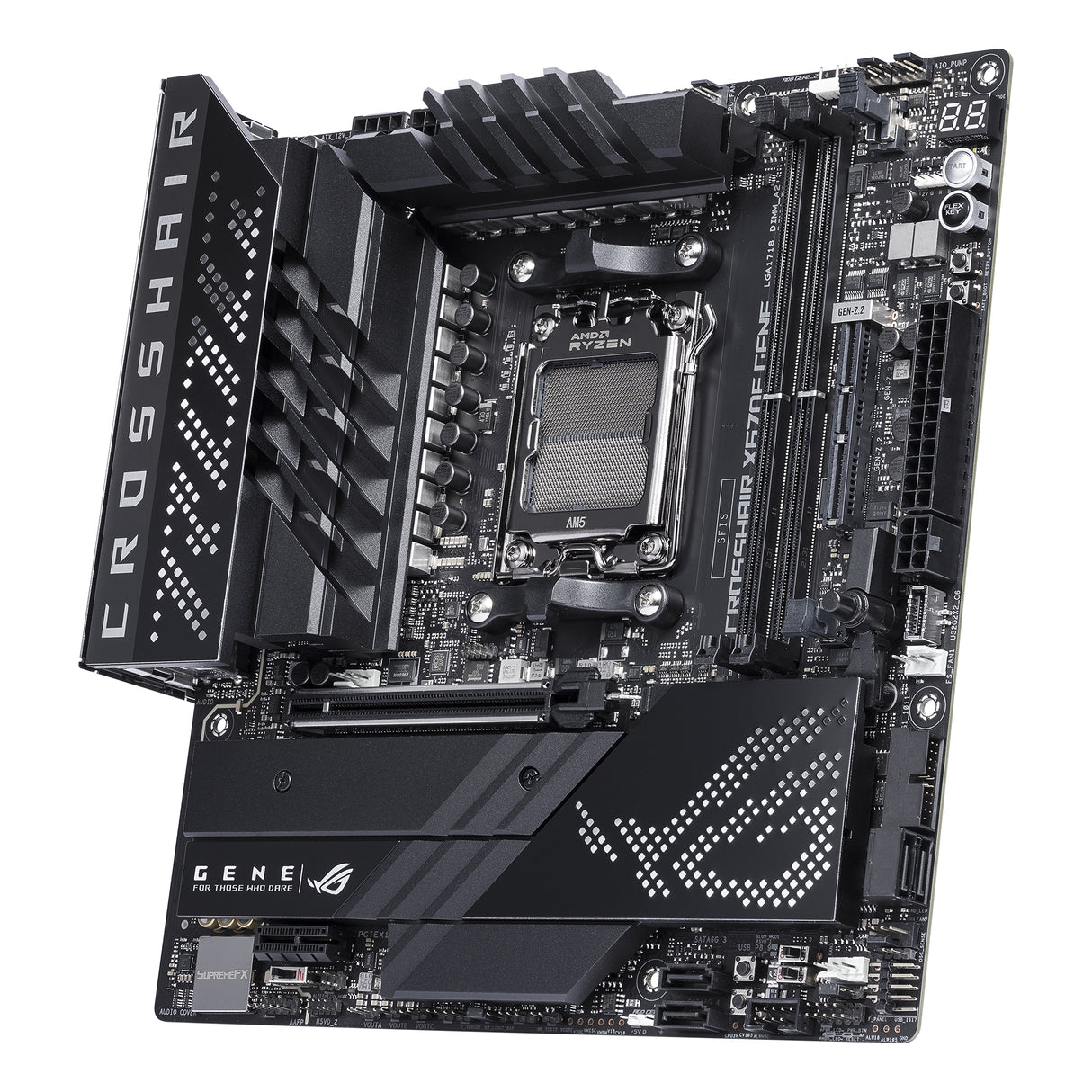 ASUS ROG CROSSHAIR X670E GENE placas base AMD Zócalo AM5 Zócalo AM5 DDR5-SDRAM