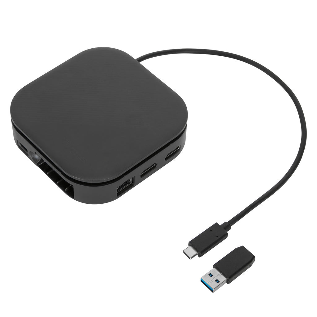 Targus DOCK116GLZ base para laptop o replicador de puertos Alámbrico USB 3.2 Gen 2 (3.1 Gen 2) Type-C Negro, 10 Gbit/s