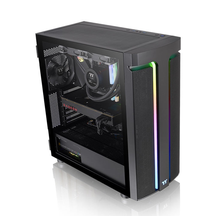 Thermaltake H590 TG ARGB Midi Tower Negro, ATX, EATX, Micro ATX, CA-1X4-00M1WN-00