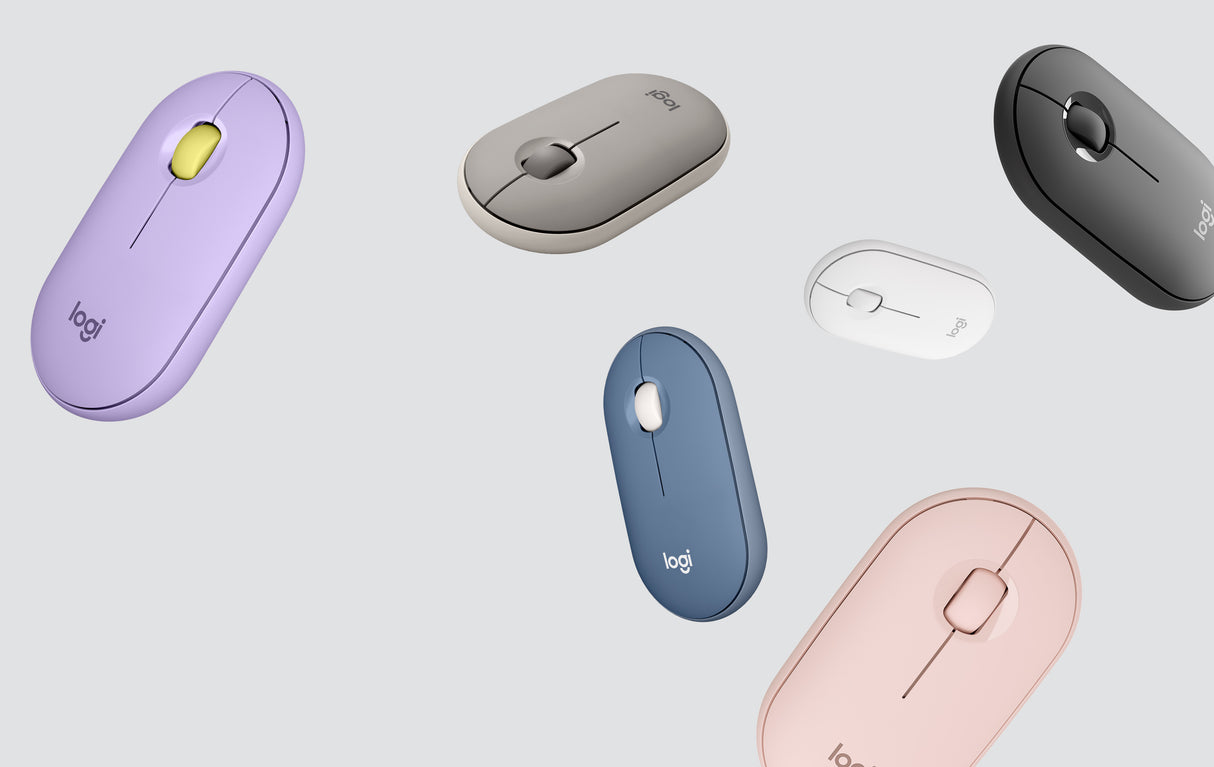Logitech Logitech Pebble M350 Ratón 1 Vertical Viajes RF Wireless + Bluetooth