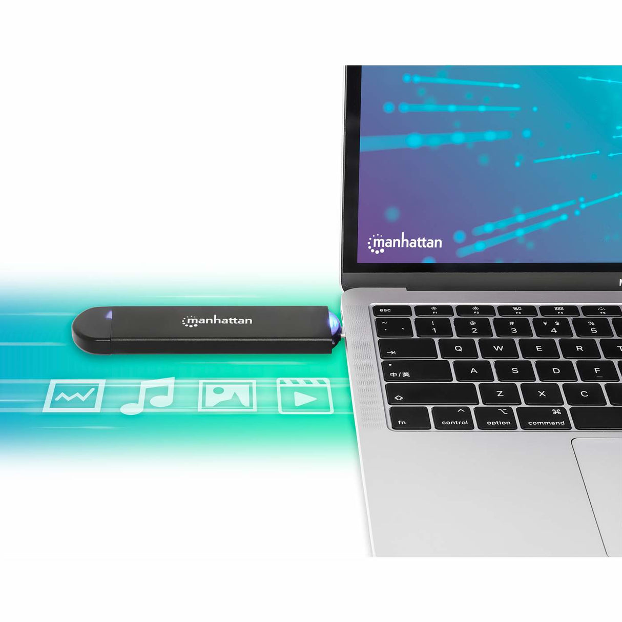 Manhattan Gabinete USB a SDD M.2 NVMe y SATA cajas para discos duros externos M.2 cm (M.2") 22 mm 30,42,60,80 mm Si