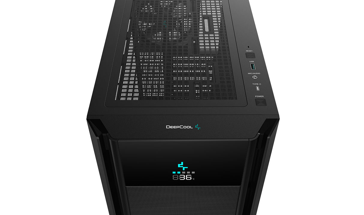 DeepCool CH510 MESH DIGITAL carcasas ordenador Midi Tower PC Negro ATX, EATX, micro ATX, Mini-ATX