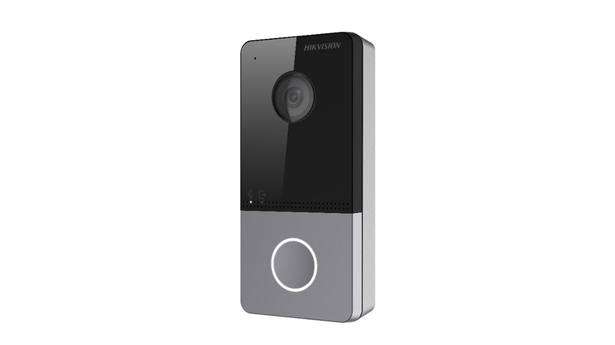 Hikvision DS-KV6113-WPE1(C) sistema de intercomunicación de video 2 MP Negro, Gris, 1920 x 1080 Pixeles, 720p, 1080p