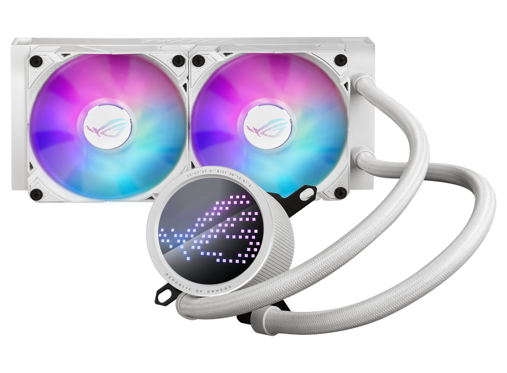 ASUS ROG Ryuo III 240 ARGB White Edition sistemas de refrigeración para ordenadores Procesador Kit de refrigeración líquida 12 mm 2200 RPM