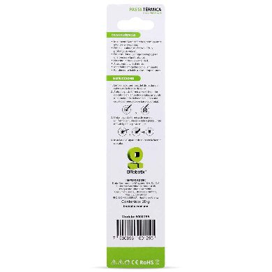 Pasta Térmica BROBOTIX 6001295 Jeringa 20g Plata Alto Rendimiento