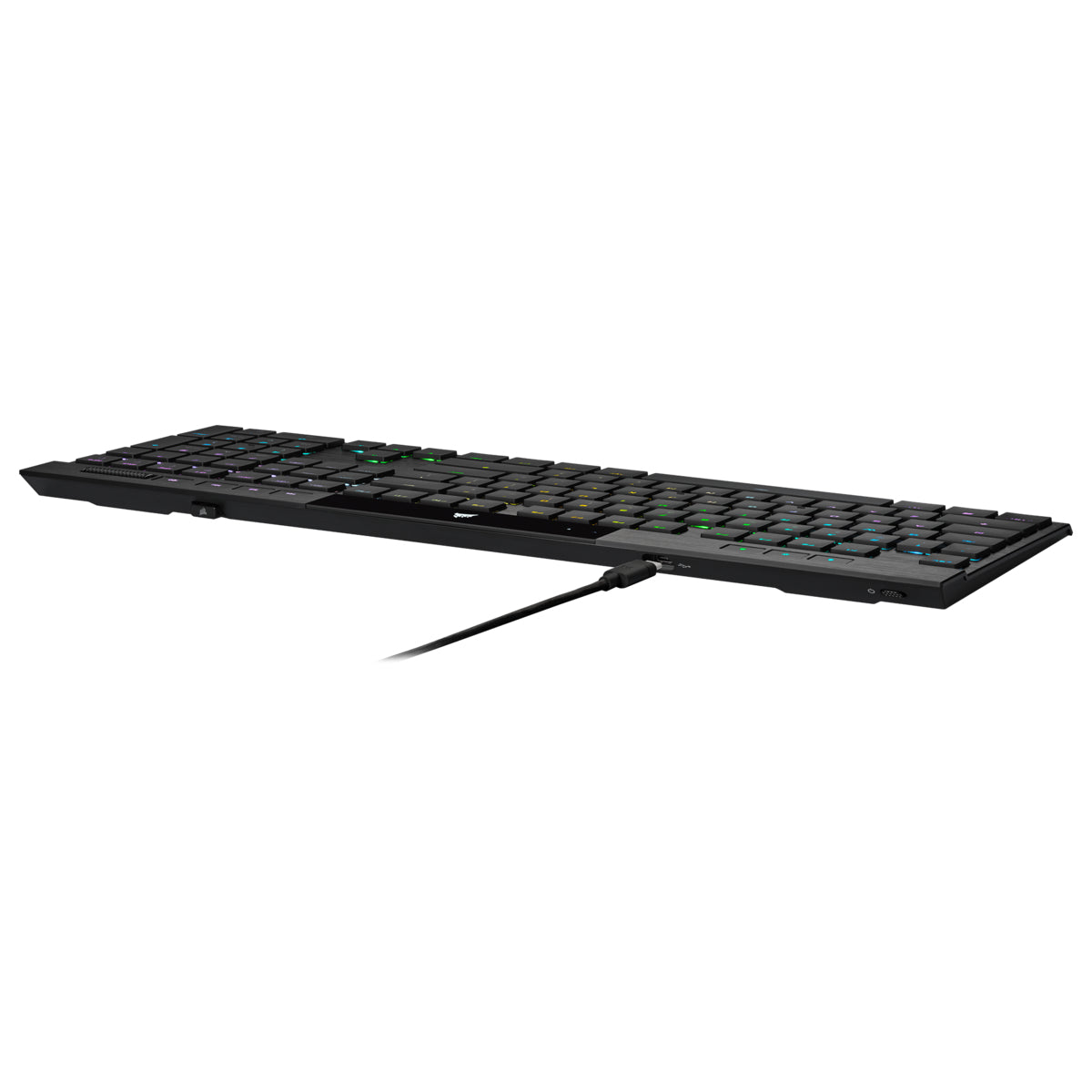 Corsair K100 AIR teclado Juego USB + RF Wireless + Bluetooth QWERTY Inglés Negro