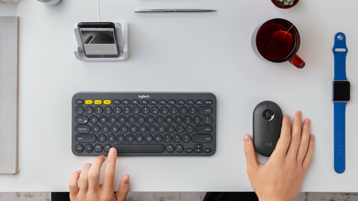 Logitech K380 Multi-Device Teclado Universal Inalámbrico Bluetooth QWERTY
