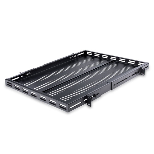StarTech.com Estante Bandeja 1U Ventilada Ajustable para Montaje en Rack de Servidores - 150kg - de 19,5 a 38in (49,5 a