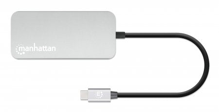 MANHATTAN Docking Station 130615, 4 Puertos USB, HDMI, Compatible con Windows