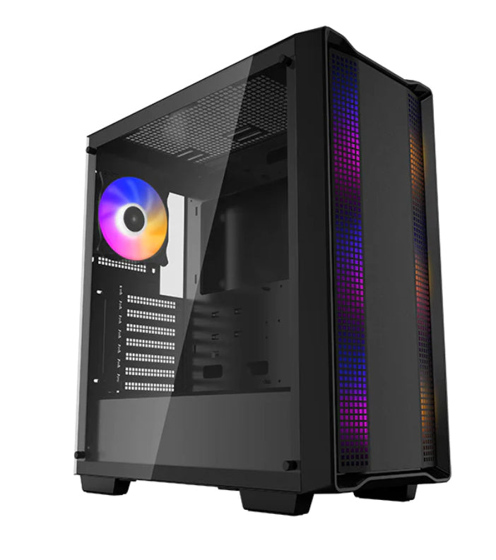 DeepCool CC560 ARGB carcasas ordenador Midi Tower PC Negro ATX, micro ATX, Mini-ITX
