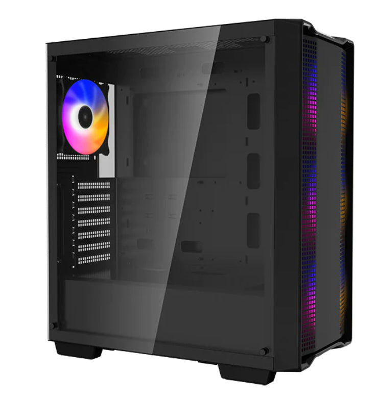 DeepCool CC560 ARGB carcasas ordenador Midi Tower PC Negro ATX, micro ATX, Mini-ITX