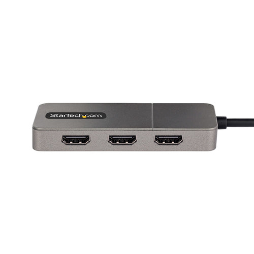 StarTech.com Adaptador USB-C de 3 Puertos Multimonitor - Hub MST USB Tipo C a 3 Puertos HDMI - Divisor Multiplicador DP